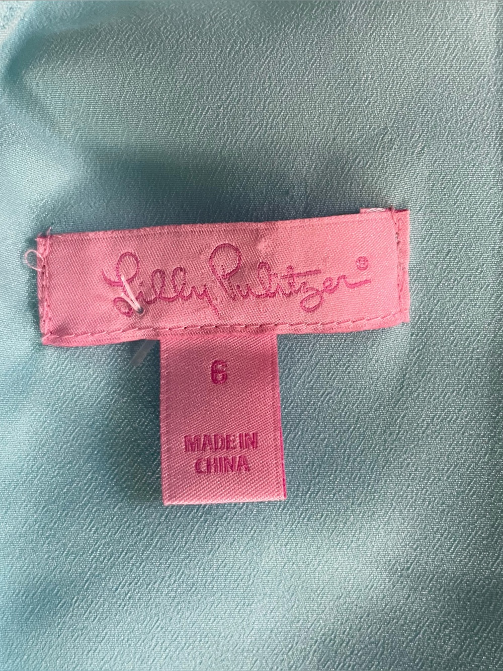 Lilly Pulitzer Baby Blue Sleeveless Midi Dress size 6 - Picture 10 of 16
